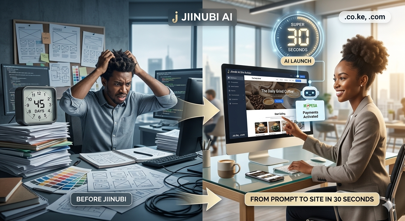 How to Launch Your Business Website in 30 Seconds with Jiinubi’s AI